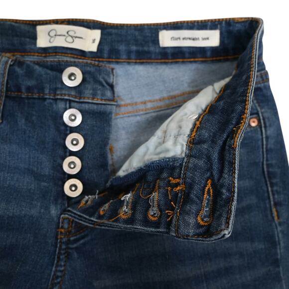 Jessica Simpson Womens 26 Flirt Straight Boot Jeans - Picture 8 of 12